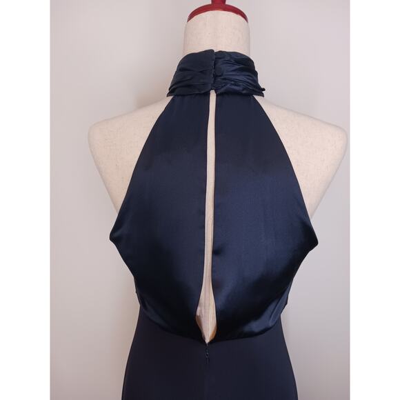 Cinq a Sept Alexandra Turtleneck Halter Gown, NWT, Size 6 - Picture 6 of 16